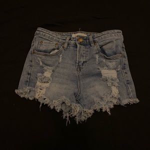 jean shorts